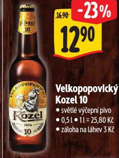 PIVO VELKOPOPOVICK� KOZEL