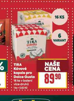 TIRA K�VOV� KAPSLE PRO DOLCE GUSTO
