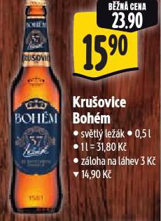 PIVO KRU�OVICE BOH�M