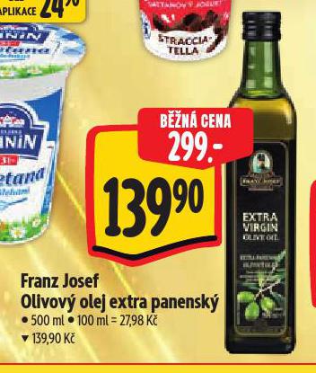 FRANZ JOSEF OLIVOV� OLEJ EXTRA PANENSK�