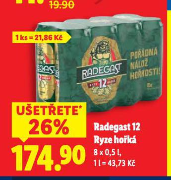 PIVO RADEGAST RYZE HO�K� 12