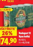 PIVO RADEGAST RYZE HO�K� 12