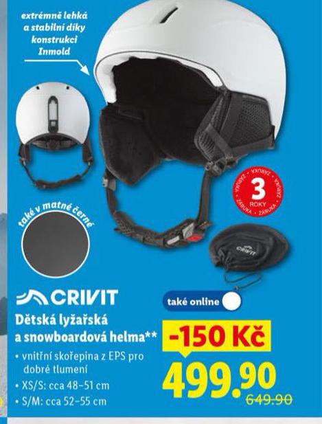 D�TSK� LY�A�SK� A SNOWBOARDOV� HELMA 