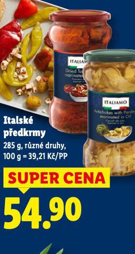 ITALSK� P�EDKRMY