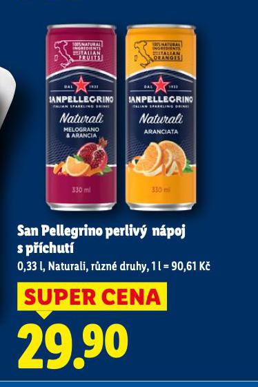 SAN PELLEGRINO PERLIV� N�POJ S P��CHUT�