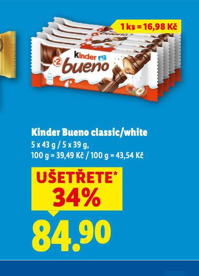 KINDER BUENO CLASSIC / WHITE