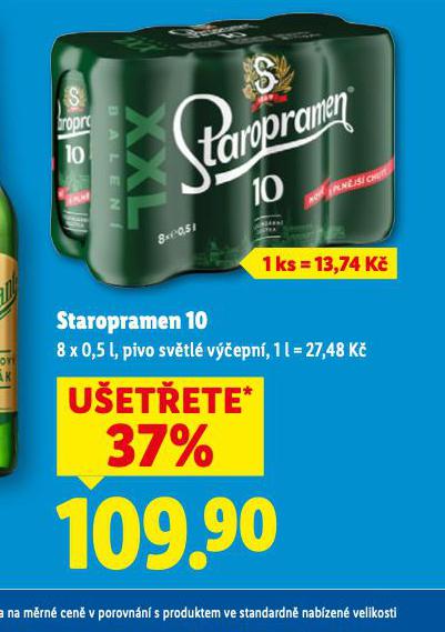PIVO STAROPRAMEN 10