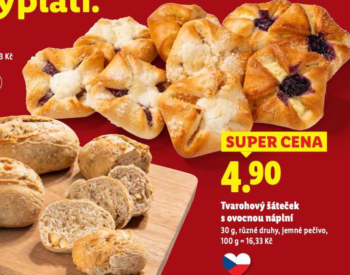 TVAROHOV� ��TE�EK S OVOCNOU N�PLN�