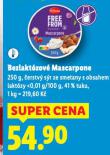 BEZLAKT�ZOV� MASCARPONE