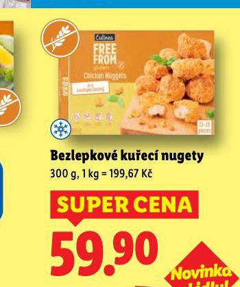 BEZLEPKOVÉ KUŘECÍ NUGETY