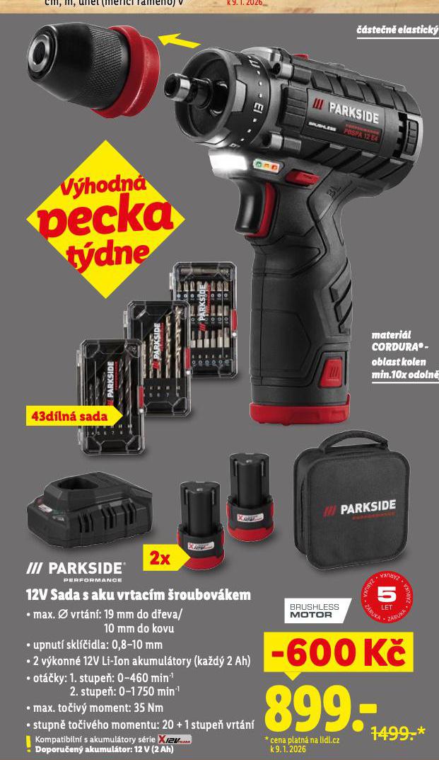 PARKSIDE SADA S AKU VRTAC�M �ROUBOV�KEM