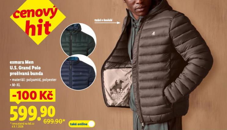 POLOPROŠÍVANÁ BUNDA