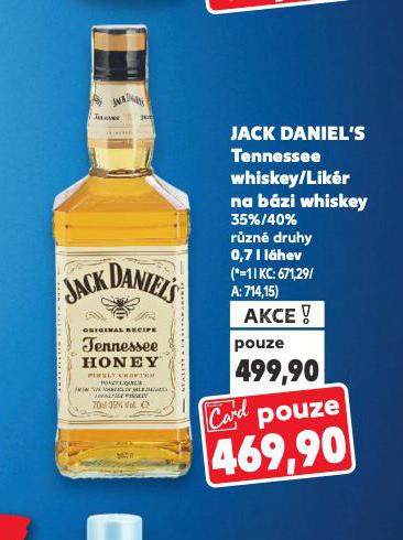 JACK DANIEL'S LIK�R NA B�ZI WHISKY
