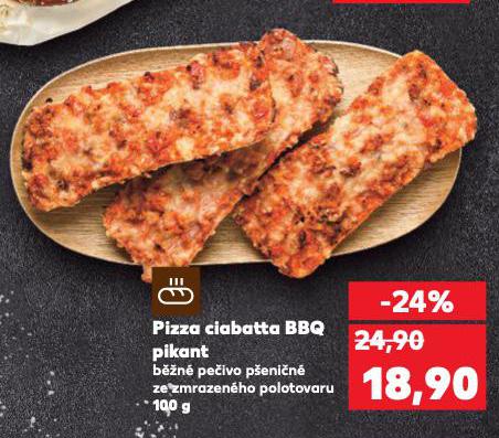 PIZZA CIABATTA BBQ PIKANT