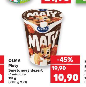 OLMA MATY SMETANOV� DEZERT