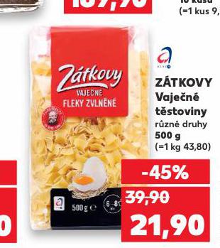 Z�TKOVY VAJE�N� T�STOVINY