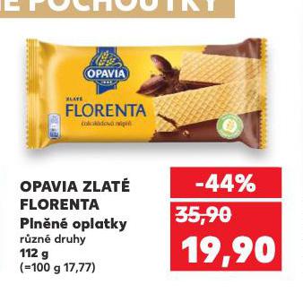 OPAVIA ZLAT� FLORENTA OPLATKY
