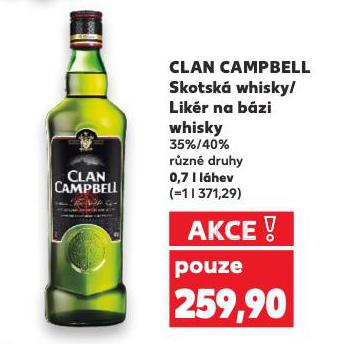 CLAN CAMPBELL LIK�R NA B�ZI WHISKY