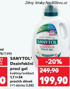 SANYTOL DEZINFEK�N� PRAC� GEL