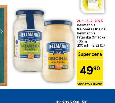 HELLMANN�S TATARSK� OM��KA, MAJON�ZA