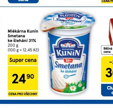 KUN�N SMETANA KE �LEH�N� 31%