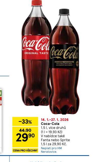 COCA COLA, FANTA, SPRITE