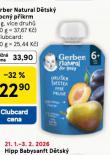 GERBER NATURAL DĚTSKÝ OVOCNÝ PŘÍKRM