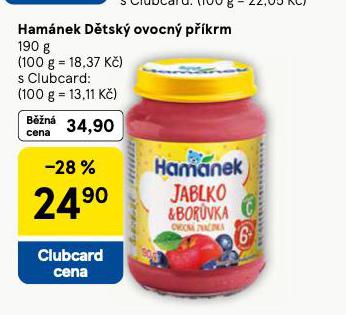 HAM�NEK D�TSK� OVOCN� P��KRM