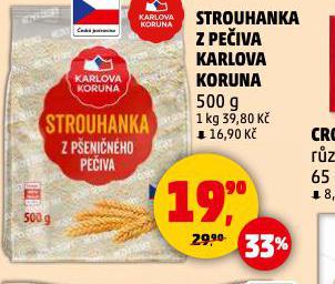 STROUHANKA Z PE�IVA KARLOVA KORUNA
