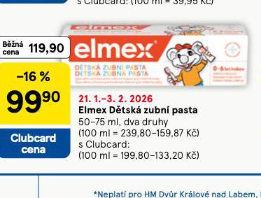 ELMEX D�TSK� ZUBN� PASTA
