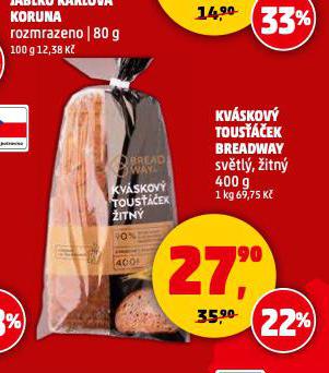 BREADWAY KV�SKOV� TOUS���EK