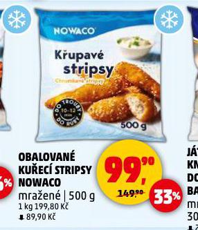 NOWACO OBALOVAN� KU�EC� STRIPSY