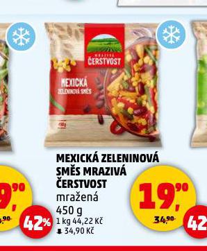 MEXICK� ZELENINOV� SM�S MRAZIV� �ERSTVOST