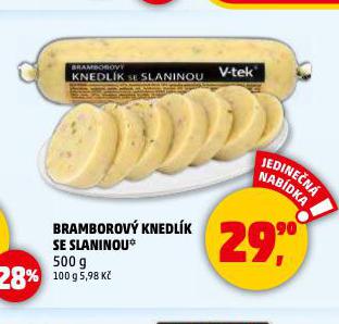 BRAMBOROV� KNEDL�K SE SLANINOU