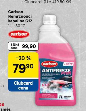 CARLSON NEMRZNOUC� KAPALINA G12