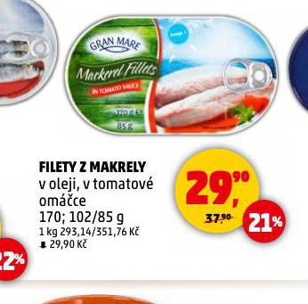 FILETY Z MAKRELY