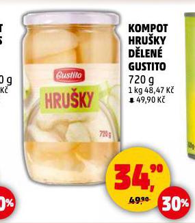 KOMPOT HRU�KY D�LEN� GUSTITO