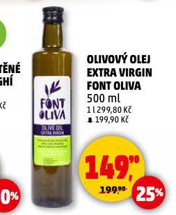 OLIVOV� OLEJ EXTRA VIRGIN FONT OLIVA