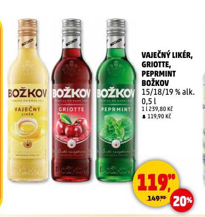 BO�KOV VAJE�N� LIK�R