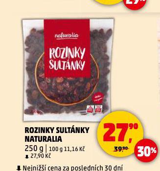ROZINKY SULT�NKY NATURALIA