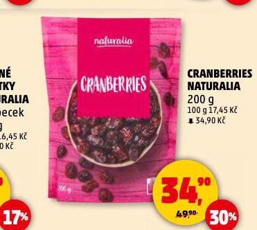 CRANBERRIES NATURALIA