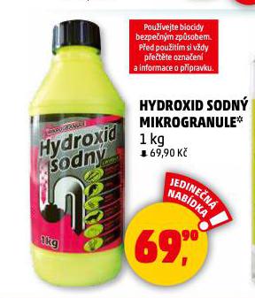 HYDROXID SODN� MIKROGRANULE