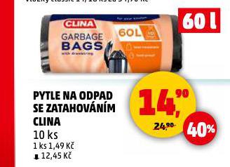 PYTLE NA ODPADKY CLINA