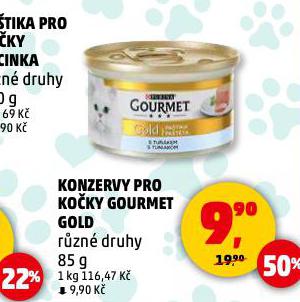 GOURMET GOLD KONZERVY PRO KO�KY