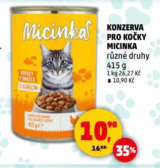 KONZERVA PRO KO�KY MICINKA
