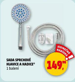 SADA SPRCHOV� HLAVICE A HADICE