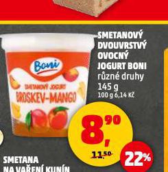 SMETANOV� DVOUVRSTV� JOGURT