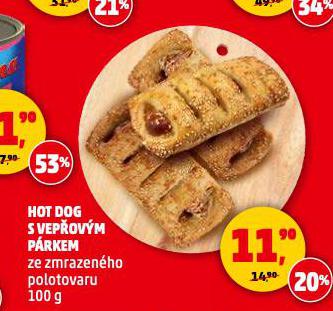 HOT DOG S VEP�OV�M P�RKEM