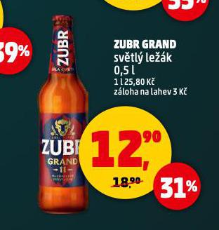 PIVO ZUBR GRAND