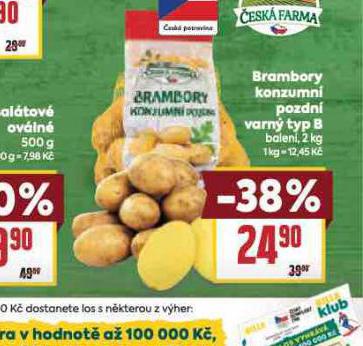 BRAMBORY KONZUMN� POZDN�